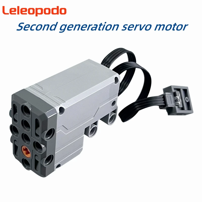 1/2/5/10PCS New Technology MOC Power Function Parts Second Generation Servo Motor Building Block Toys Accessories