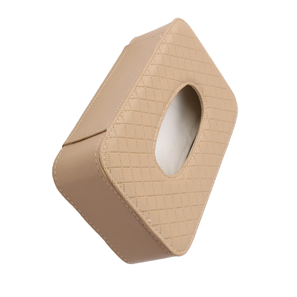 

Car Tissue Box Napkin Holder Paper Container Vehicle Mounted Travel Accessories Sturdy Round Edge Home Office