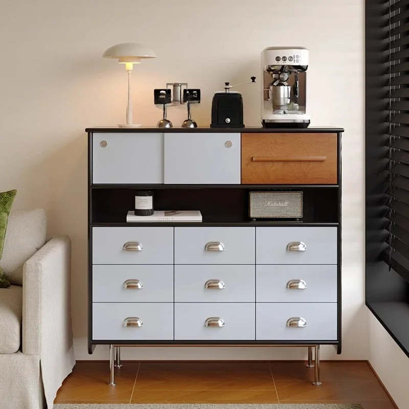 hallway foyer storage cabinet against the wall side cabinet