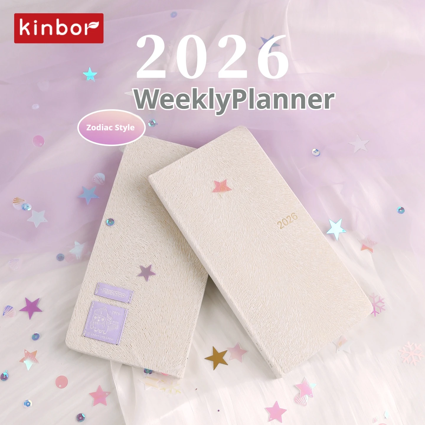 Newest Kinbor Agendas 2026 Weekly Daily Planner Notebook 78g Paper Weeks Handbooks Schedule Efficiency Book Back To School