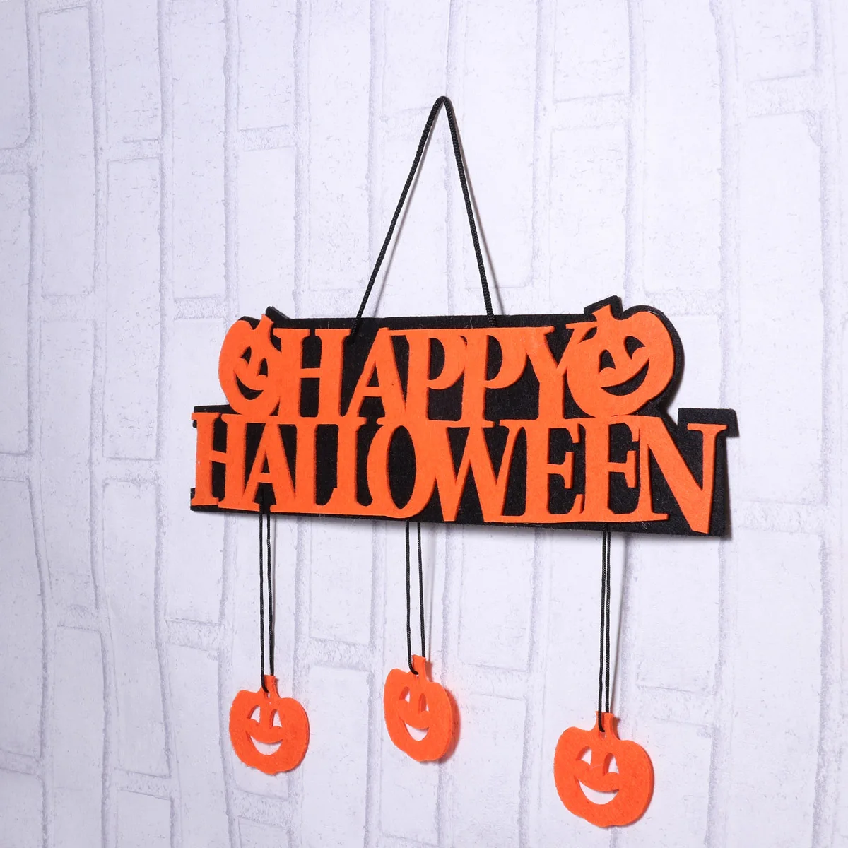

Pumpkin Hanging Decorations Happy Halloween Hanger Tags Pumpkin Door Hanger Wall Window Fireplace Decor