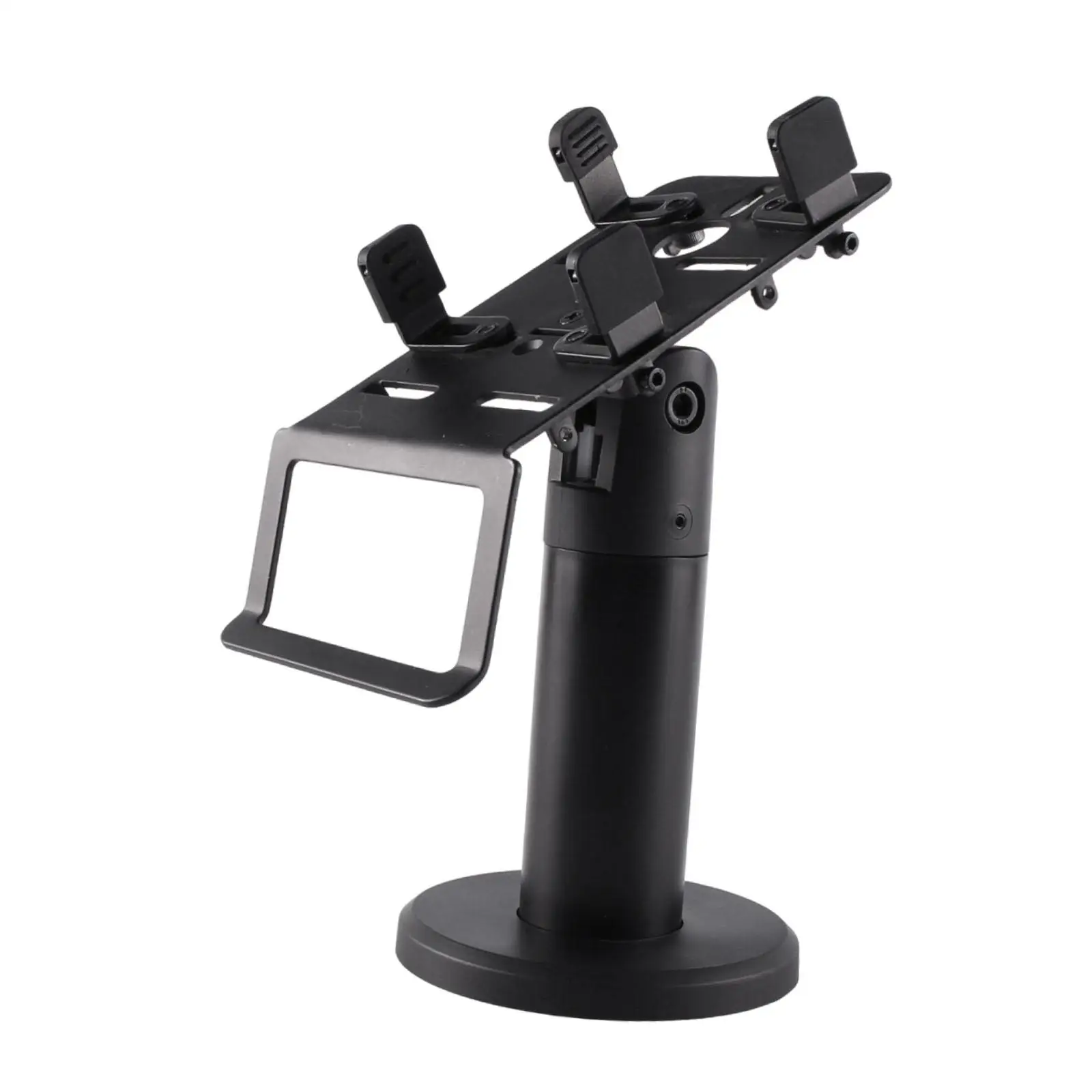 Easy Installation POS Machine Stand for Cash Register Counter Adjustable Angle Display Holder Universal Compatible Black Finish
