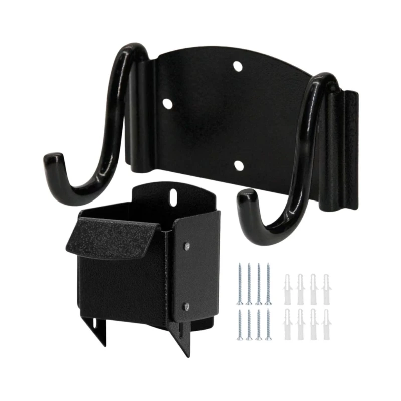 Wheelbarrow Storage Hook Wall Mount Two Piece Garage Shed Storage 831F