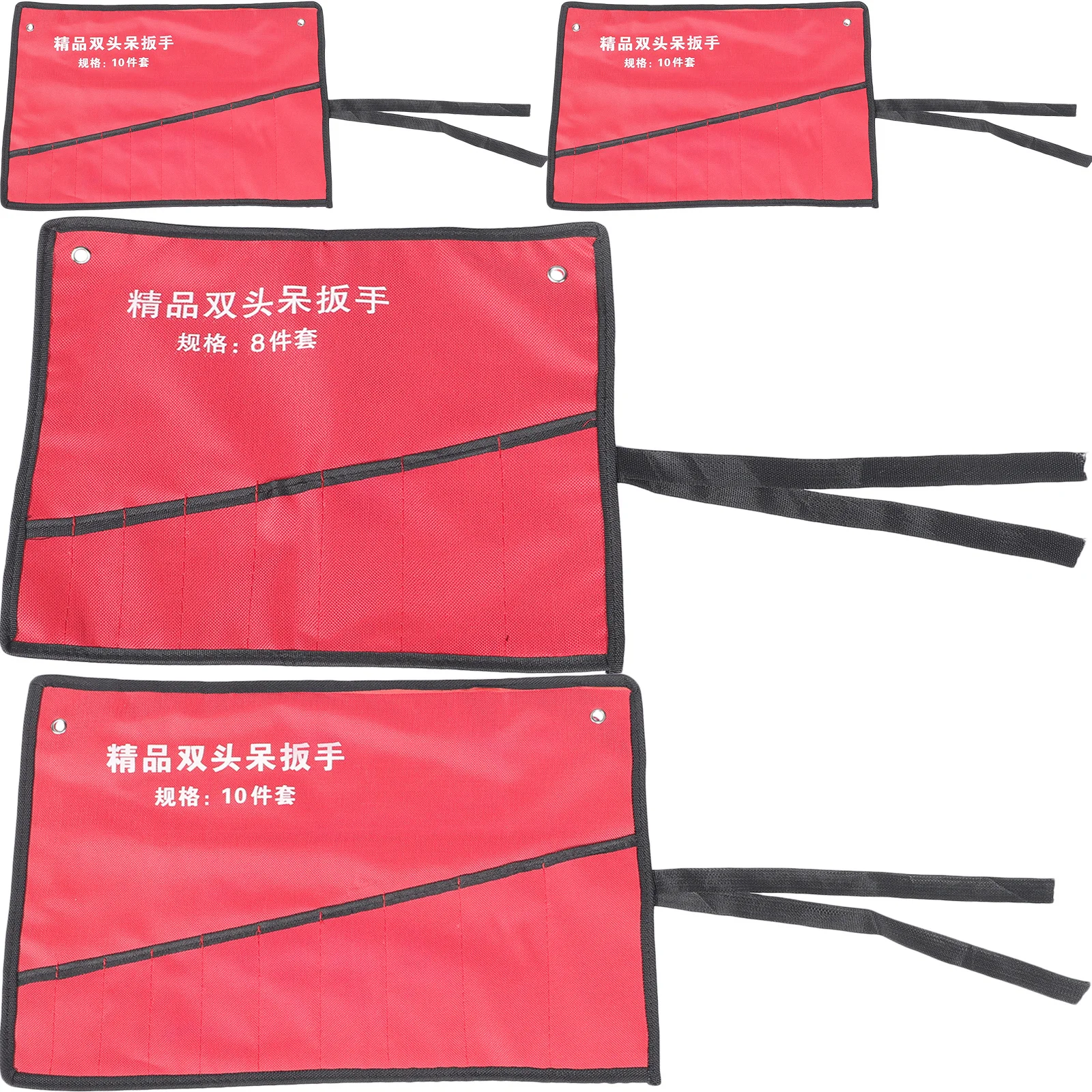 4 قطعة وجع لفة أكسفورد القماش أداة حقيبة التخزين حقيبة للحمل المنظم إصلاح فائدة كماشة مفك كهربائي أداة حامل #4