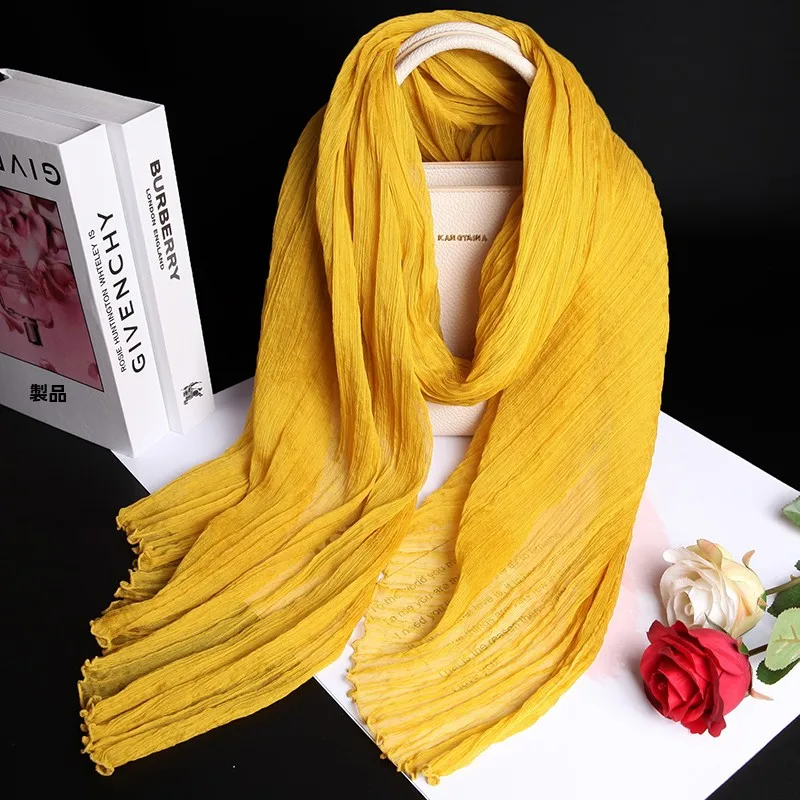 silk-scarf-women's-lightweight-summer-autumn-winter-warm-netie-yellow-series-silk-lightweight-awl-outerwear