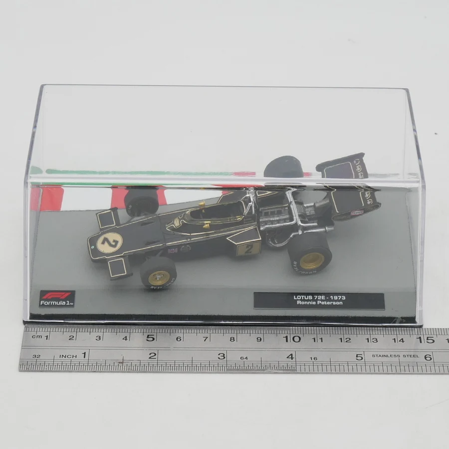 Ixo 1:43 Racing Lotus 72E 1973 Ronnie Peterson Diecast Car Model Metal Toy Vehicle