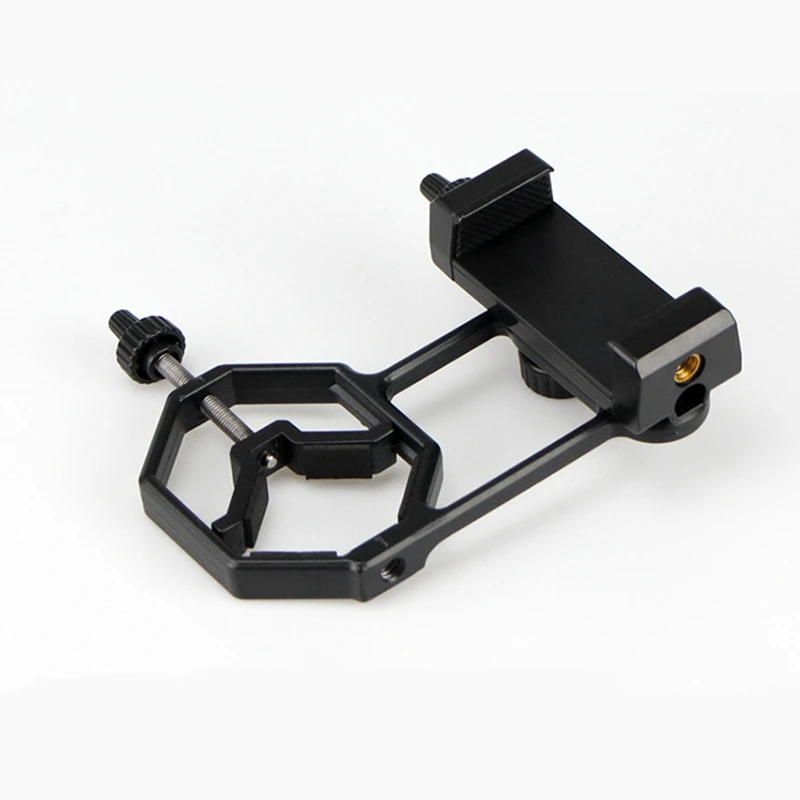 Agnicy Telescope Connected to Mobile Phone Camera Bracket Aluminum Alloy Bracket Plastic Phone Clip Range 57-95mm