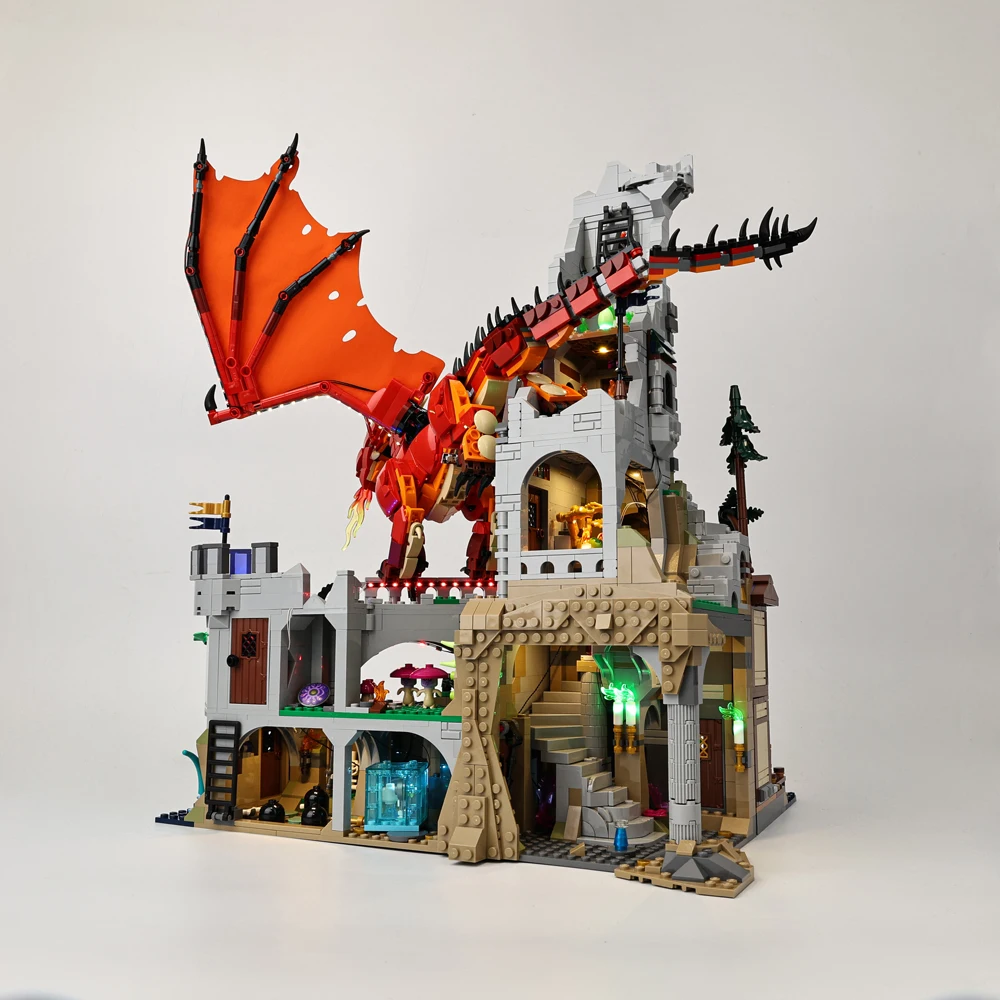 EASYLITE LED-Beleuchtungsset für Red Dragon's Tale 21348 Bausteine Spielzeug Lampenset (Modell nicht im Lieferumfang enthalten)