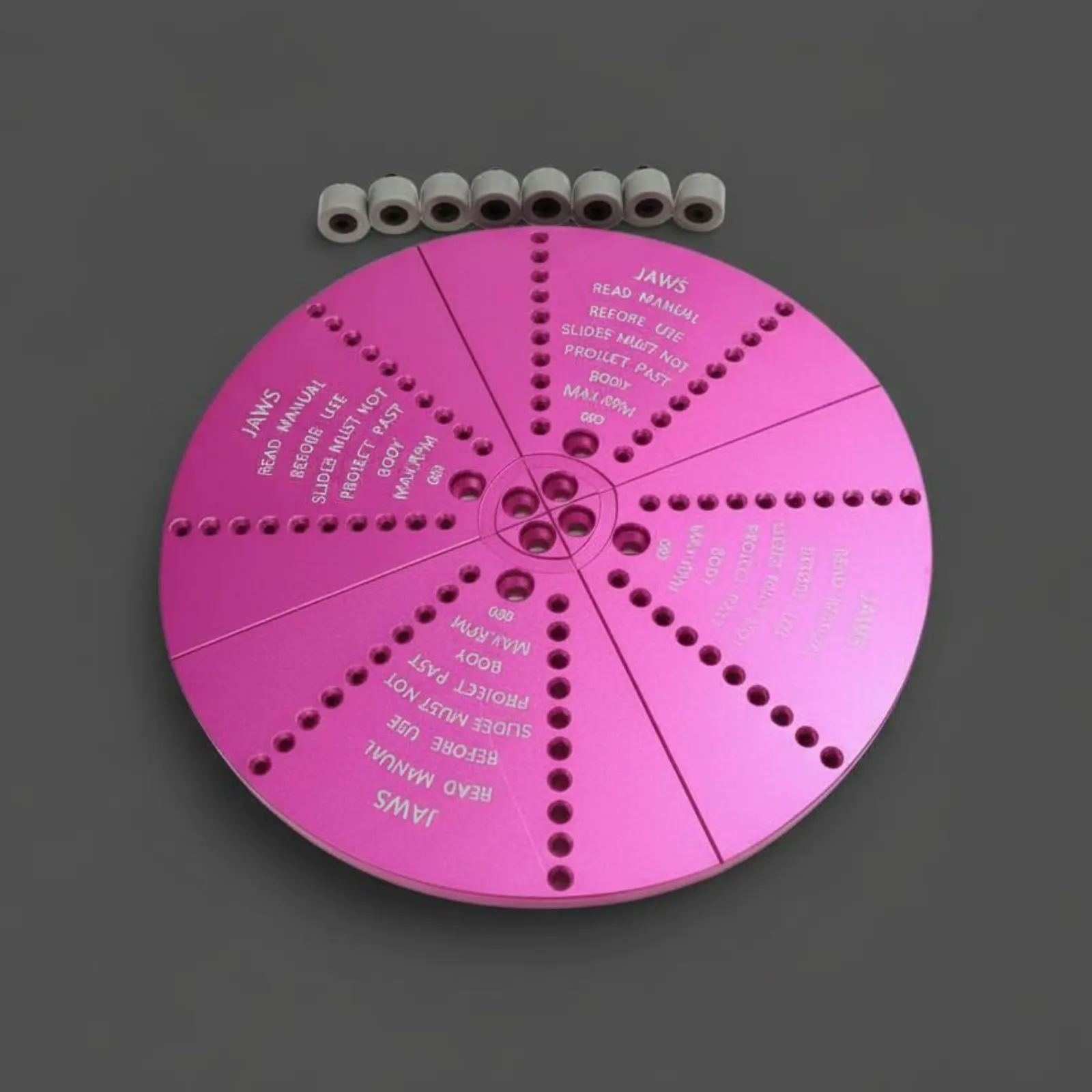 

Aluminum Bowl Turning Grips Versatile Work Holding Bowl Reversing Grips Cole Jaw Set Non-Marring Grip Precise Closing