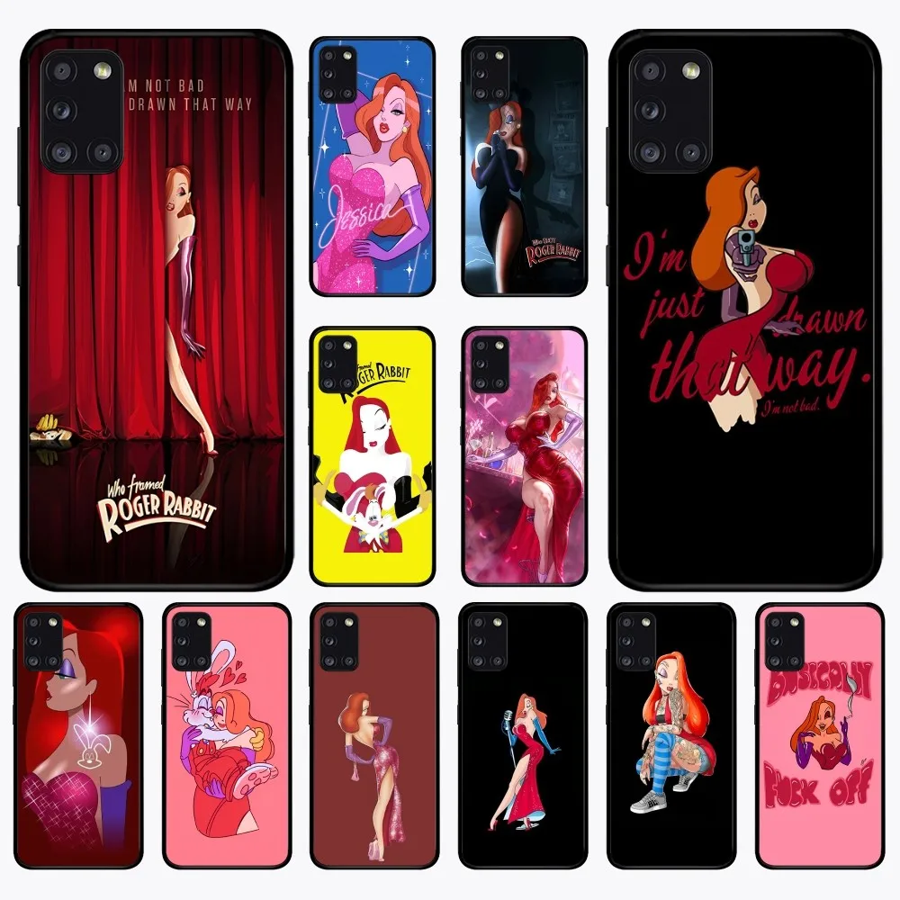 J-Jessica R-Rabbit Sexy Phone Case For Samsung A 10 11 12 13 20 21 22 30 31 32 40 51 52 53 70 71 72 73 91 13 Shell