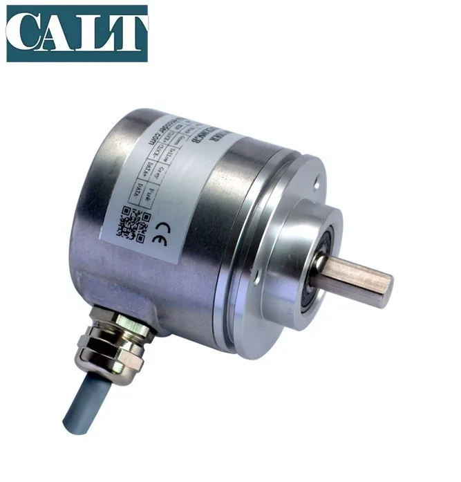 Economical Single-turn absolute encoder RS485 Modbus output 14 bit IP67 waterproof  Programable angle sensor Rotary Encoder