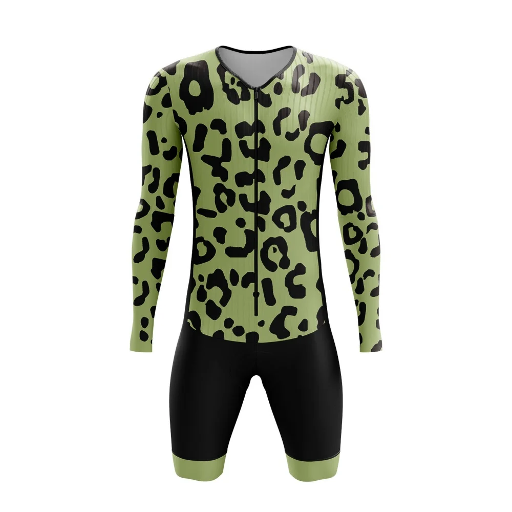 

2026 Men's Cycling Skinsuit 20D Thick Pad Bike Clothing Jumpsuit Quick-drying Comfortable Competition Team Uniforms Ciclismo Kit