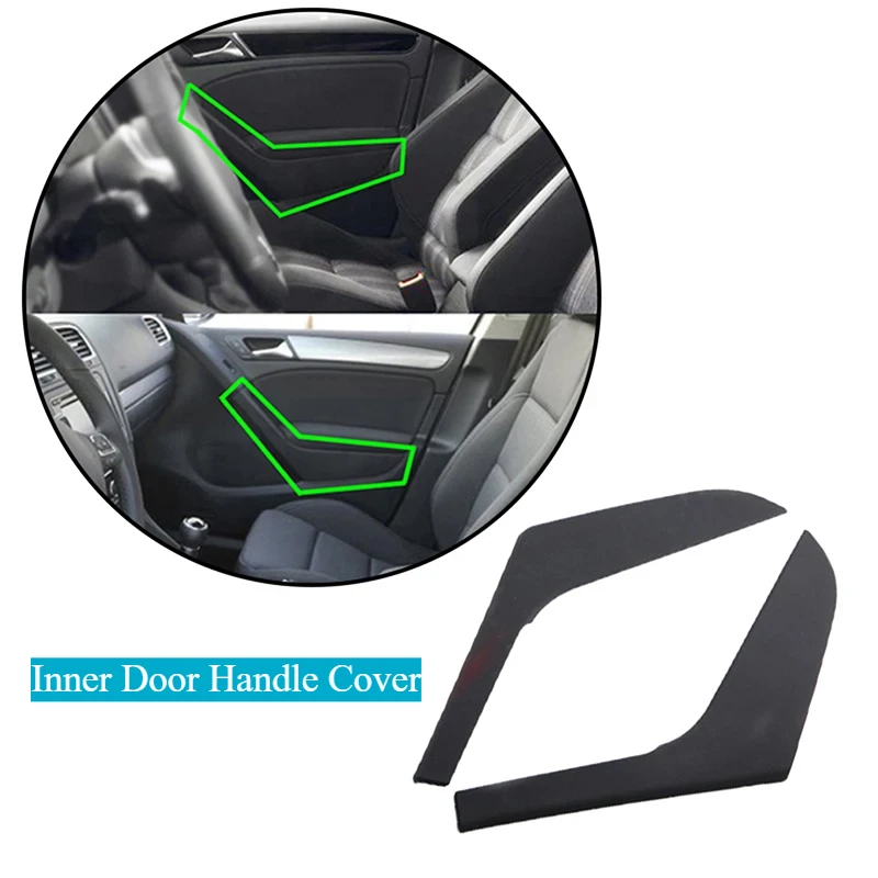 Car Inner Handle Interior Door Panel Pull Trim Cover Left Right 5K4868040A For Volkswagen Golf GTI MK6 4 Door Model 2009-2013