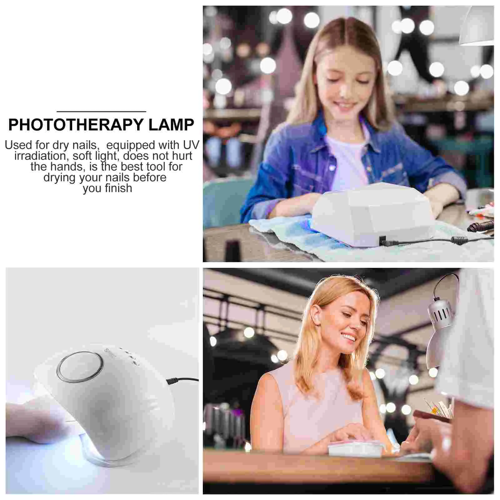 4 szt. Lampa do utwardzania żelu świetlówka do suszarki do paznokci maszyna do fototerapii ultrafioletowa żarówka do manicure