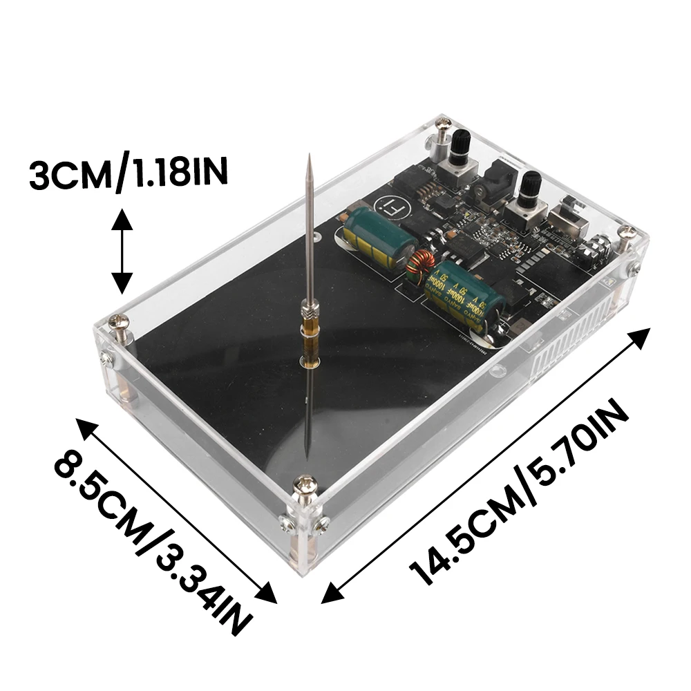 ลำโพงพลาสม่าแบบม้วนขดลวดเทสลามินิอุปกรณ์ทดลองส่งสัญญาณไร้สายวิทยาศาสตร์และการศึกษา