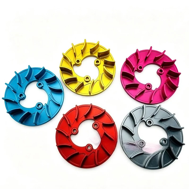 CNC High‑Flow Modified Cooling Fan For JOG50 JOG90 EVO50, 2‑Stroke Scooter Performance Fan