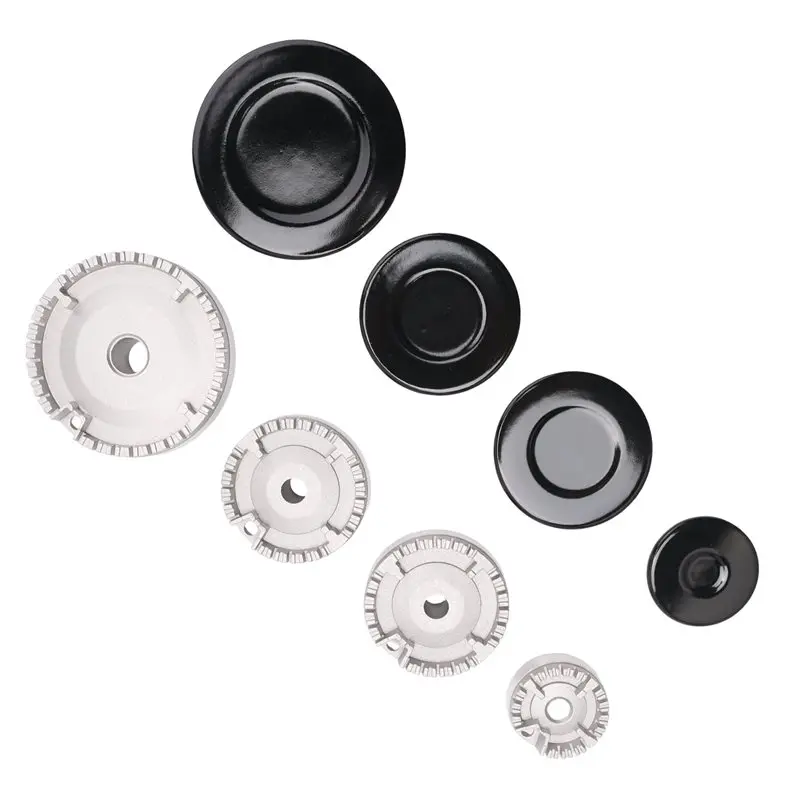 A84E-Universal Burner Crown Flame Cap Oven Cooker Hob Gas For CDA,Flame Burner Cap Crown Fits All Between Sizes Concave Durable