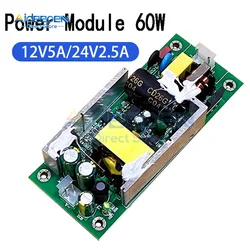 Adjustable Power Supply Module Board Step Down Converter Isolated Switching AC-DC 110V 220V to 12V 24V 2.5A 5A 60W