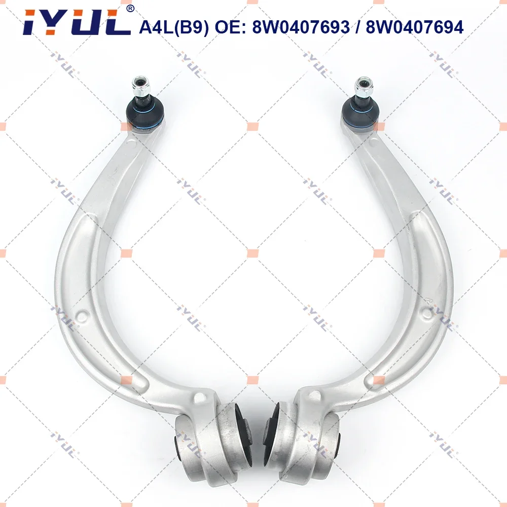

IYUL A пара, передний нижний рычаг управления для Audi A4L A5 B9 8W0407693A 8W0407693B 8W0407694A 8W0407694