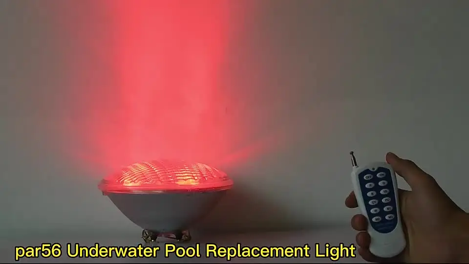 18W 36W 54W par56 led RGB 12V focos led para piscinas branco quente branco frio