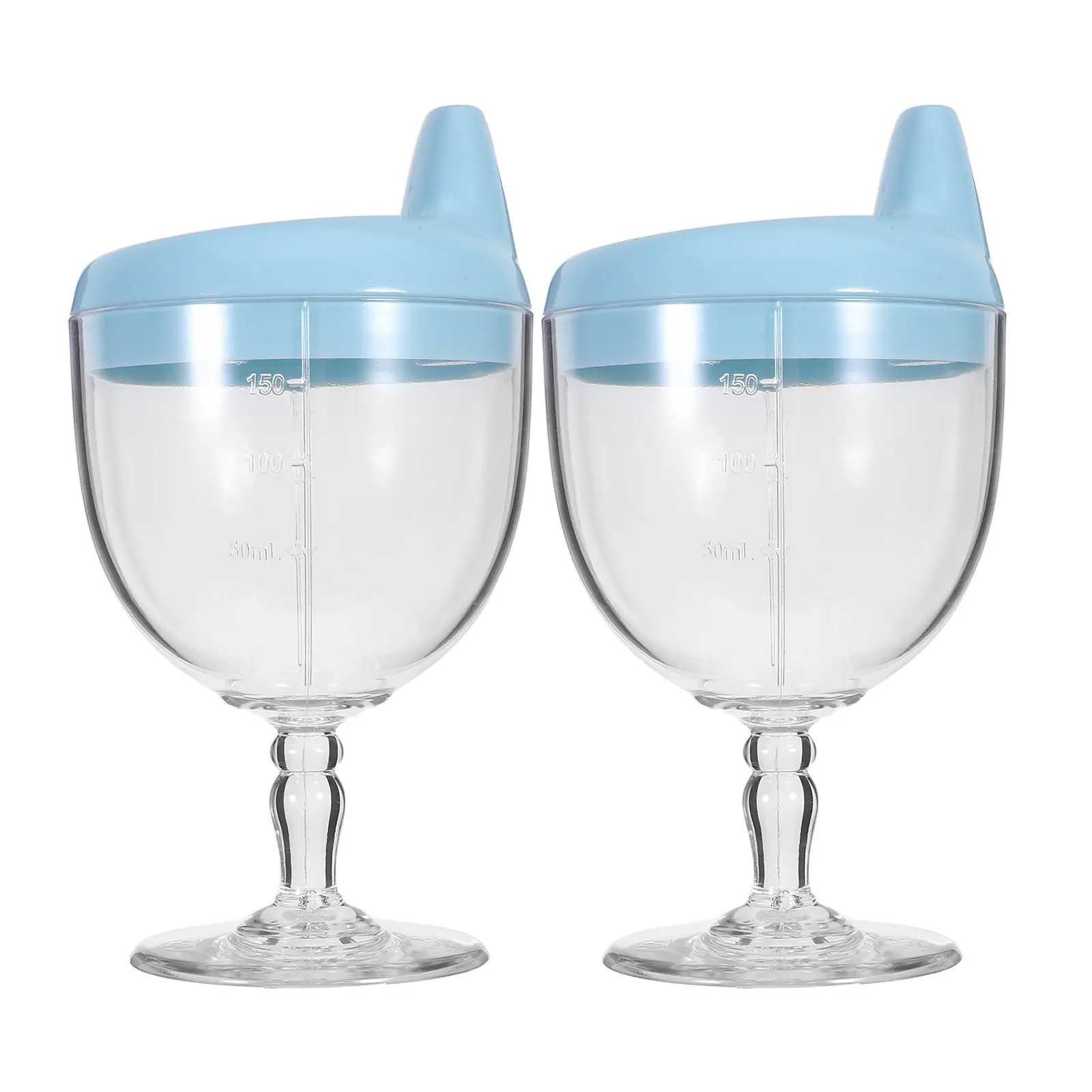 

2Pcs Baby Training Cup 150Ml Spillproof Toddler Drinking Cups with Non Slip Base Safe for Water Juice Milk
