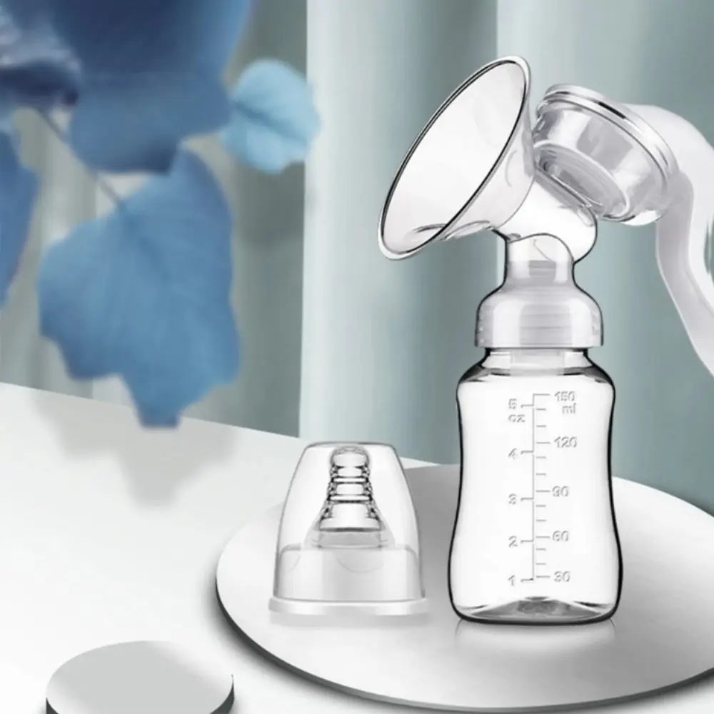 

BPA Free Manual Breast Pump Baby Nipple Milk Bottle Suction Milk Pump Powerful Suction Postpartum Supplies Feeding Pump