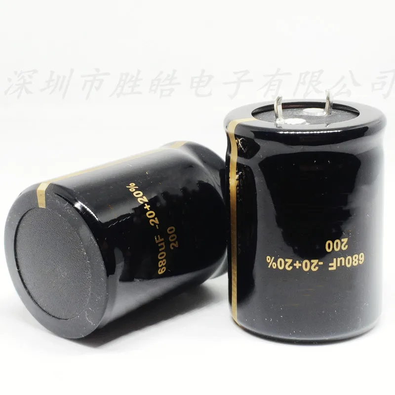 

（1PCS） 200V680UF Volume：22X40mm Aluminum Electrolytic Capacitor Hard Feet 200v680uf