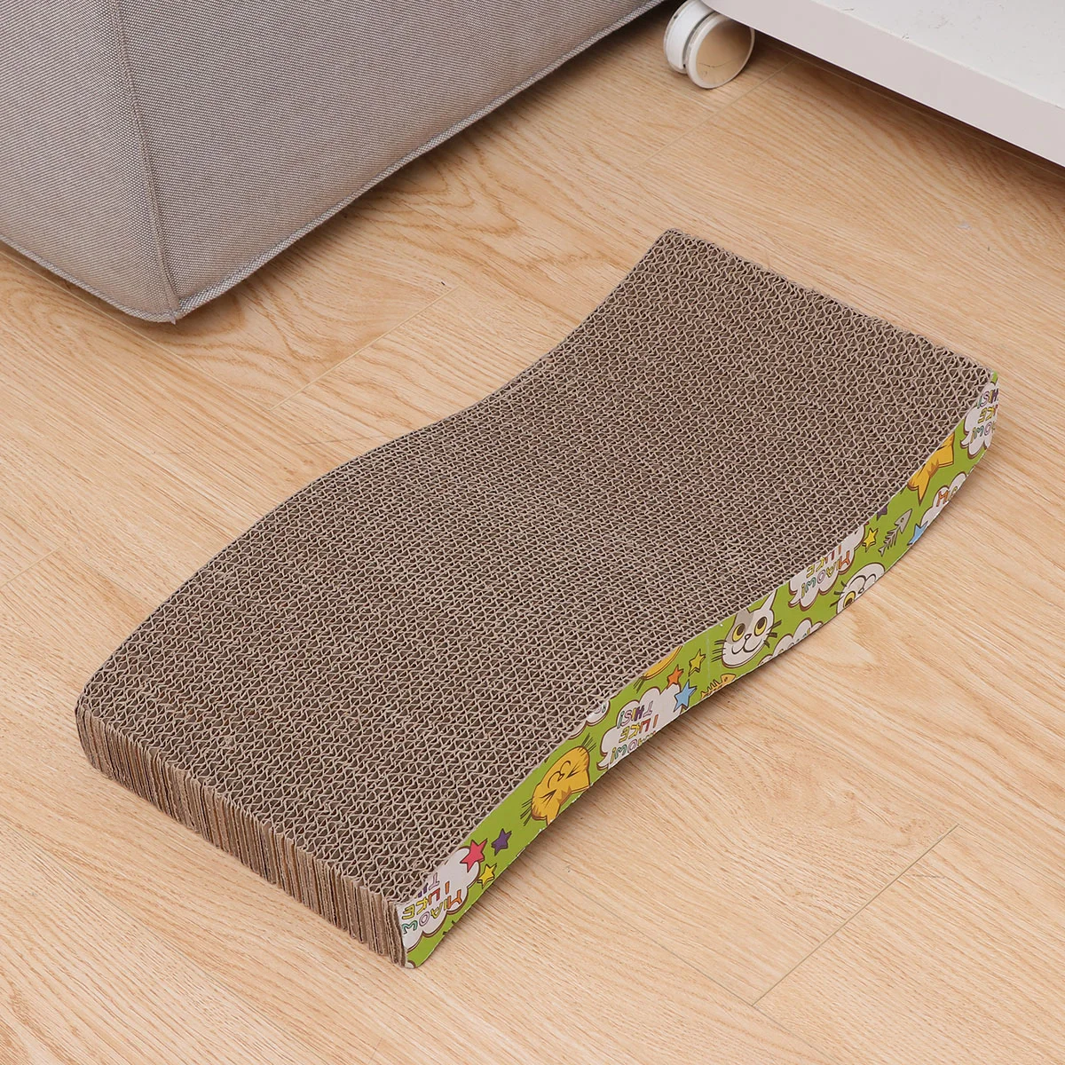 

Corrugated Paper Cat Claw Plate Toys Scrath Flat Type Toys Cat Catch Plate (Small S) Corrugated Paper Toys