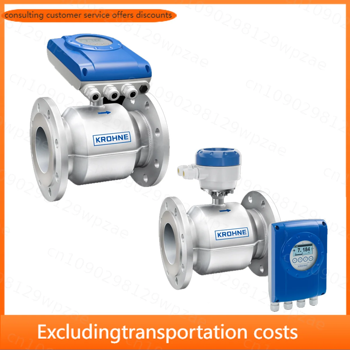 Electromagnetic Flow Meter KROHNE Magnetic Flow Meter DN40 40mm WATERFLUX 3050 Electromagnetic Flow Sensor