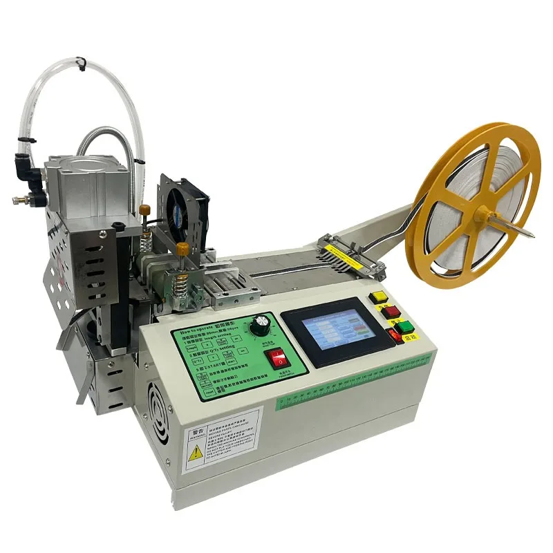 2026 Rotary Angle Hot and Cold Cutting Machine Cuts Webbing, Leather, , Labels, Nylon, Webbing and Polyester.