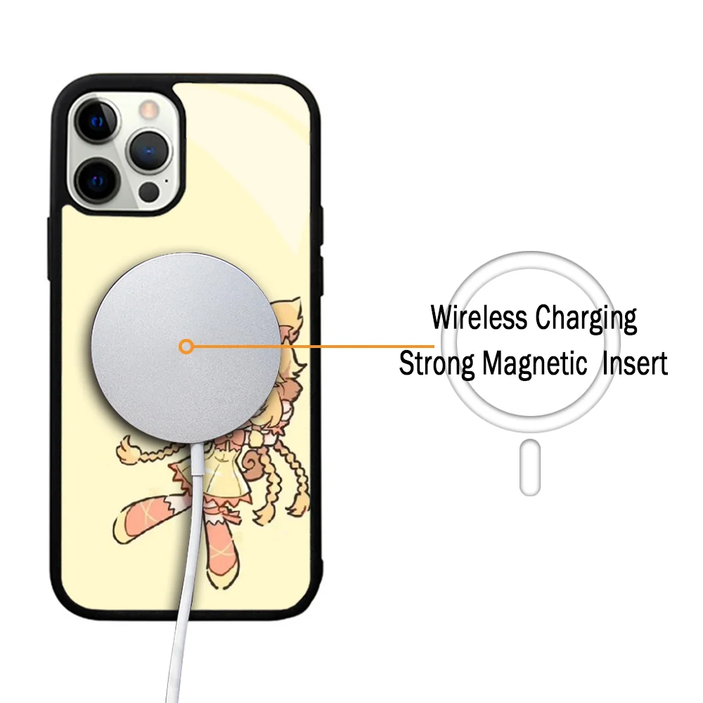 Tokyo Mew Mew Anime Phone Case For IPhone 11 12 13 14 15 Plus Pro Max Mirror Acrylic Cover For Magsafe Wireless Charging