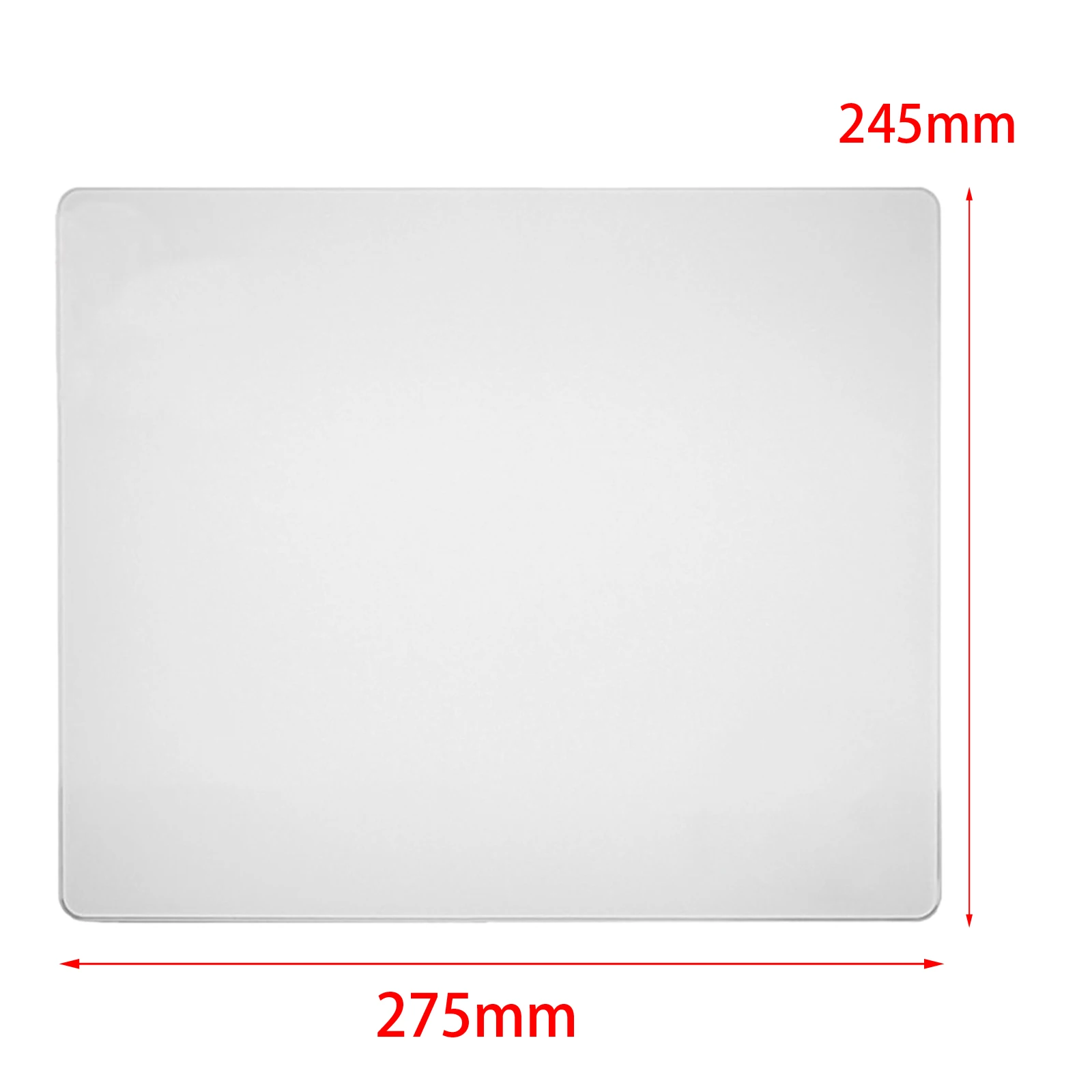 Glass Gaming Mouse Pad Hard Waterproof High Precision and Speed Clear Professional Smooth Mousepad for Laptop PC Office