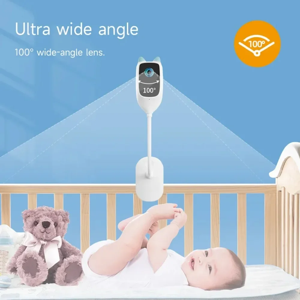 Smart Baby Monitor Camera 1080P HD Video Pixels 150° Infrared Night Vision Cry Detection baby monitor