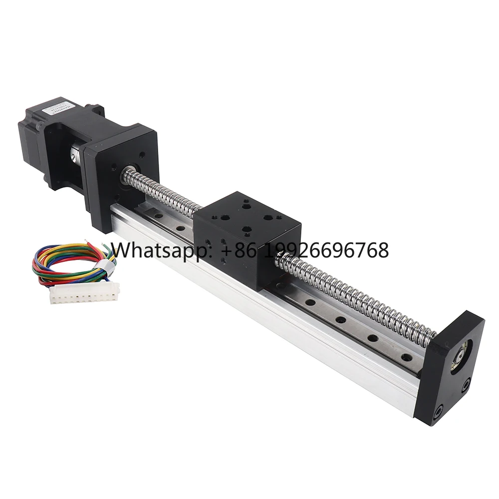 Nema17 Motor HPV5 Linear Guide Module Effective Travel 400mm 17HS4401 V-Slot Linear Model  Z-axis Router Kit Reprap