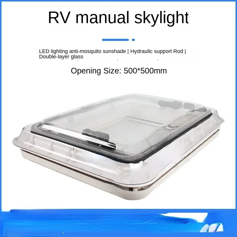 

Прозрачный светозащитный и противомоскитный тент для кровати RV 500 Skylight, аксессуары для переоборудования автомобиля, вентиляция, оригинальная заводская продукция Datong