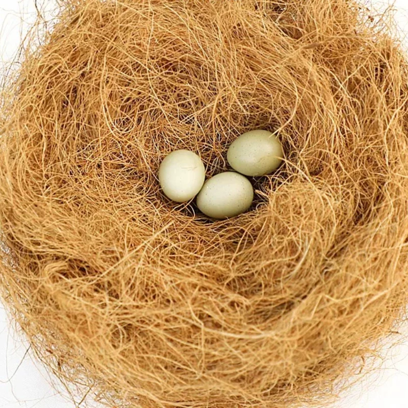 100/200g Coconut Fiber Nesting Material Nest / Fibre Aviary Birds Canaries Finches Nest Filled Grass Bird Cage Accessories