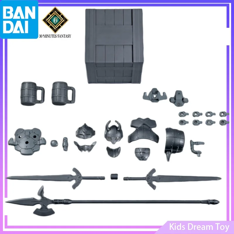 Bandai ในสต็อก Original 30 นาทีแฟนตาซี ITEN SHOP 1 (KINGHT OPTION) & ITEN SHOP 2 (FIGHTER OPTION) อะนิเมะ Action Figures ของเล่น