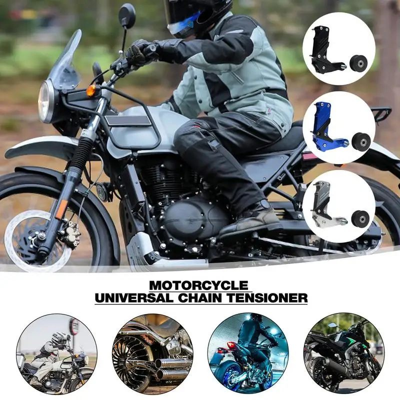 

Universal Motorcycle Chain Tensioner Motorcycle Link Length Modified Chain Tensioner Adjuster Chain Automatic bike Wheel Chain