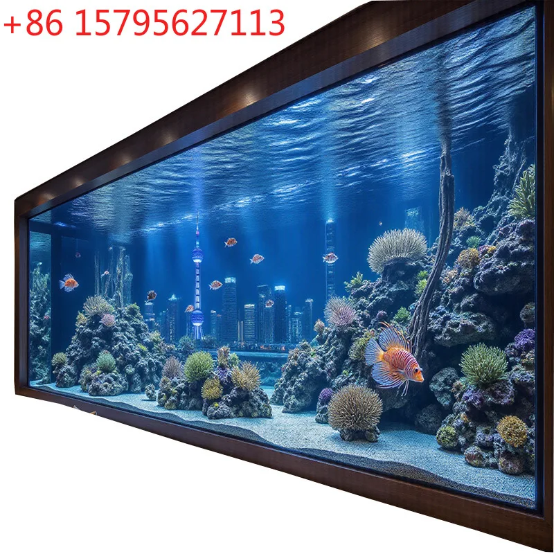 

Акриловый аквариум с медузой, русалка, коробка для выступлений, органическое стекло, аквариум, пейзаж, аквариум