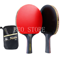 2PCS BOER 6 Star Table Tennis Racket Professional Original BOER Ping Pong Racket with Bag