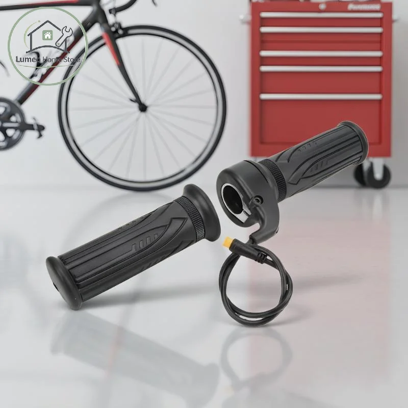 1 Pair 20X Scooter Speed Throttle Handle 12V To 72V For 22.2mm Handlebar Electric Bike Throttle With 3 Pin Waterproof Connector