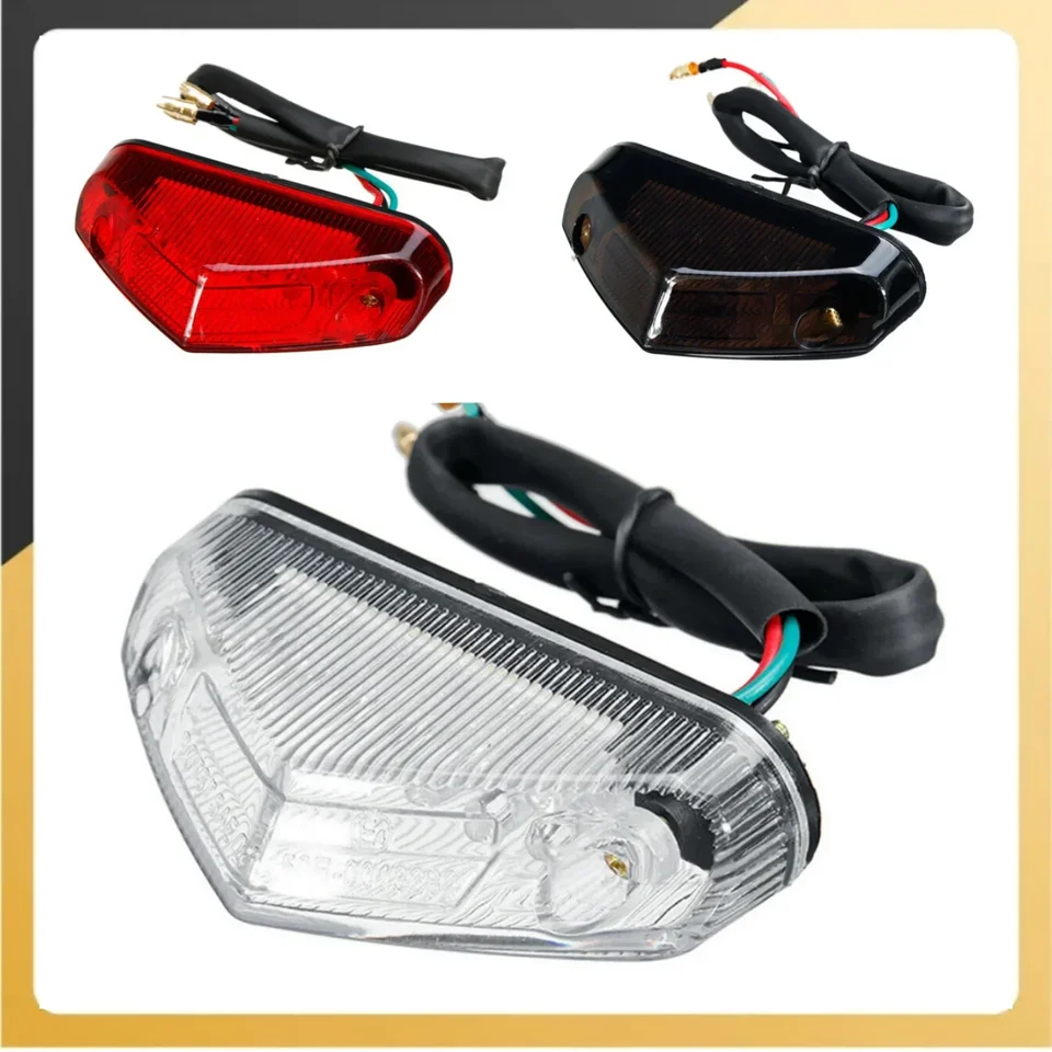 Feu Stop Arrière, Keenso Rouge Lumière Feux Arrière Frein Moto pour Garde-Boue Arrière LED Triangle Lampe de Recul Universel Feu Stop Arrière, Keenso Rouge Lumière Feux Arrière Frein Moto pour Garde-Boue Arrière LED Triangle Lampe de Recul Universel