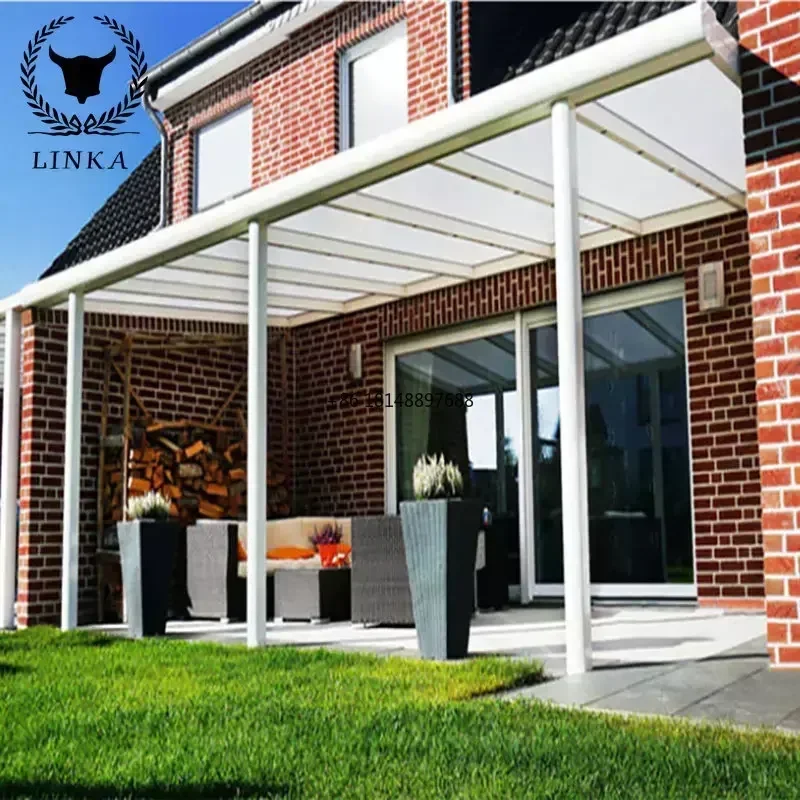 Rectangular Outdoor Shade Sail Waterproof Anti-UV Garden Awning Patio Pool Backyard Carport Camping Shade Cloth