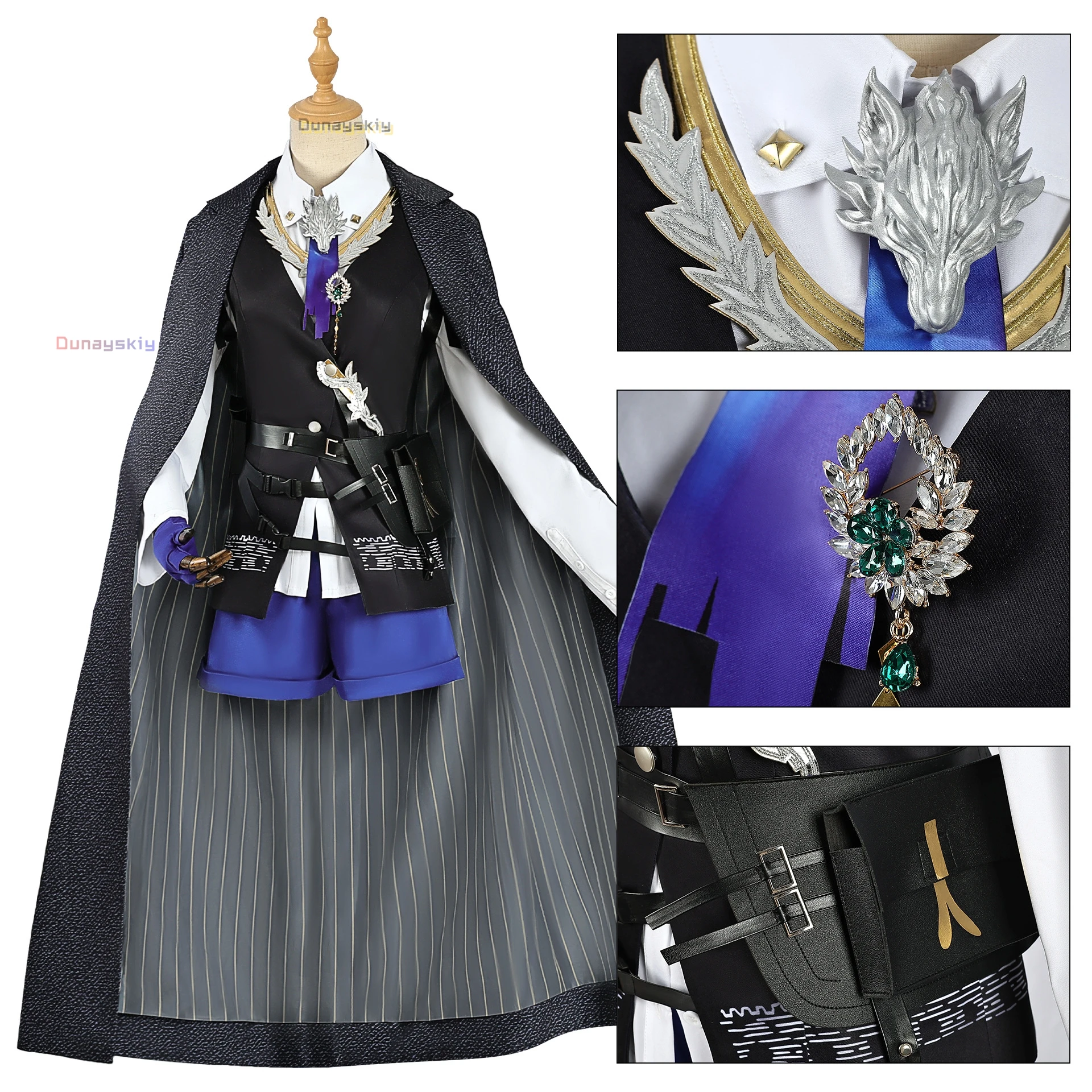 لعبة فرسان تكساس أوميرتوسا معركة البدلة تأثيري حلي XS-3XL رائع موحدة هالوين حفلة لعب الأدوار الزي النساء