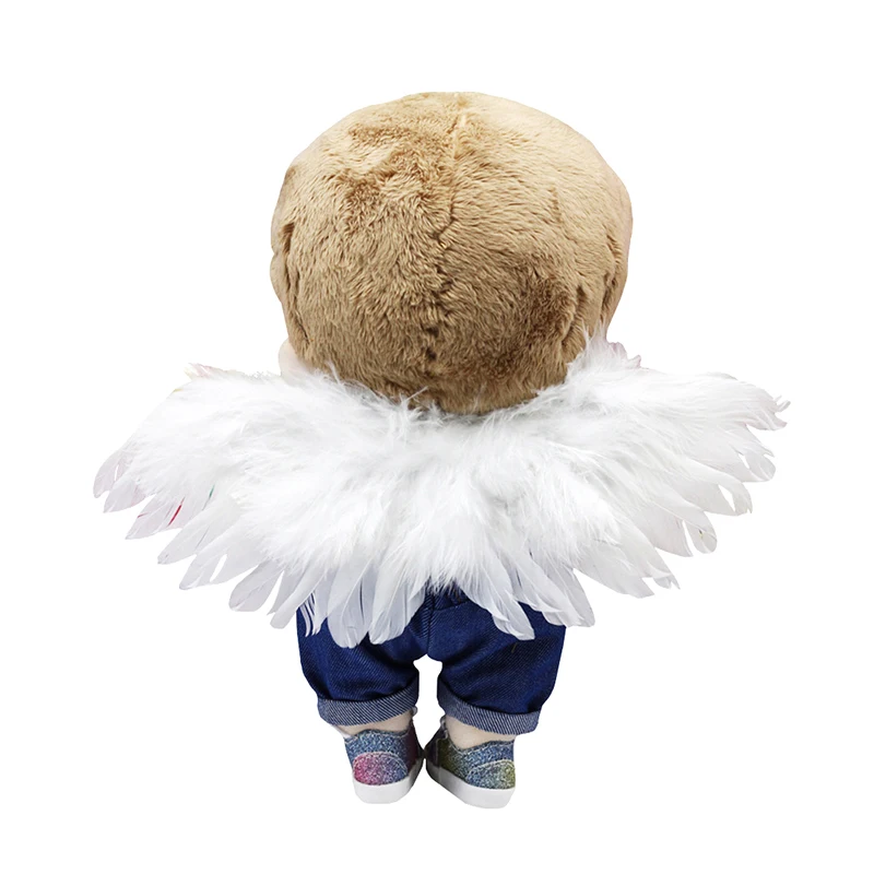 جناح ملاك صغير من الريش للأطفال ، مشغولات يدوية بيضاء وسوداء ، دعامة حيوانات أليفة لحديثي الولادة ، ديكور دمية ، هدية حفلة عيد ميلاد ، عيد الفصح وعيد الحب #1