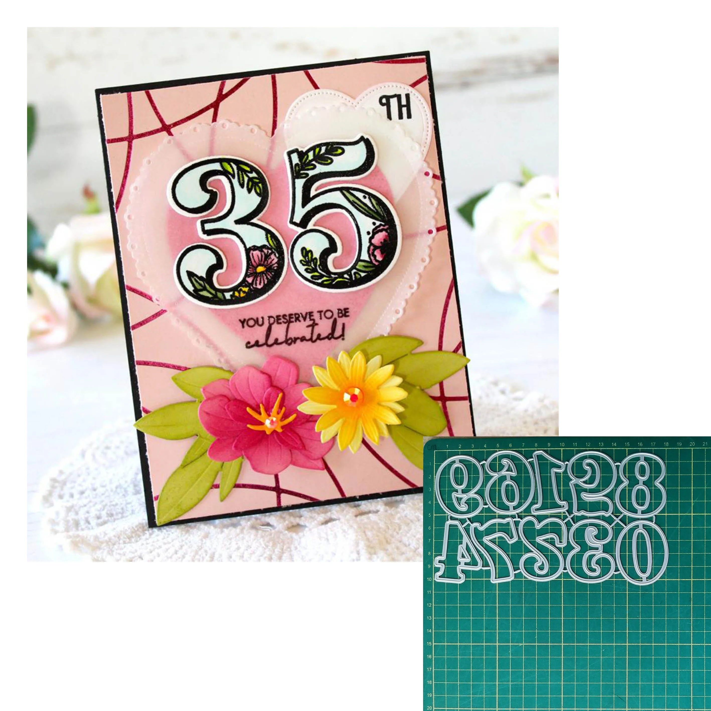 

Numbers 0-9 Metal Cutting Dies DIY Scrapbooking Photo Album Embossing Decorative Paper Cards