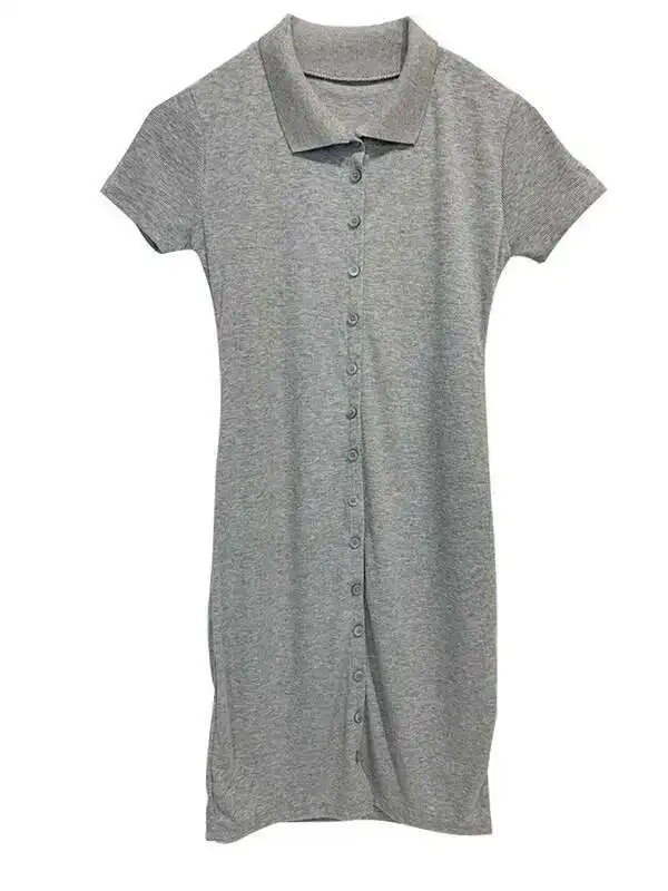 South Korea 2023 New Spring/Summer Dress Small Sexy Slim Fit Temperament Tight Short Sleeve Slim Wrap Hip Short Dress IDEI