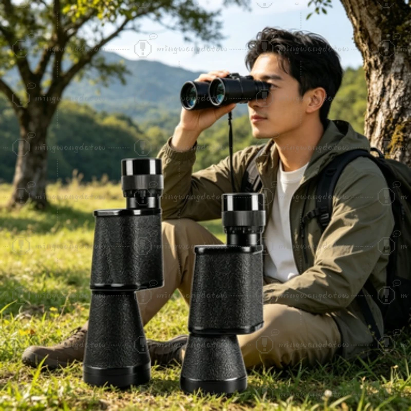 10X40 All Metal Monocular Telescope HD High Power Outdoor Monocular for Mountaineering Camping Travel
