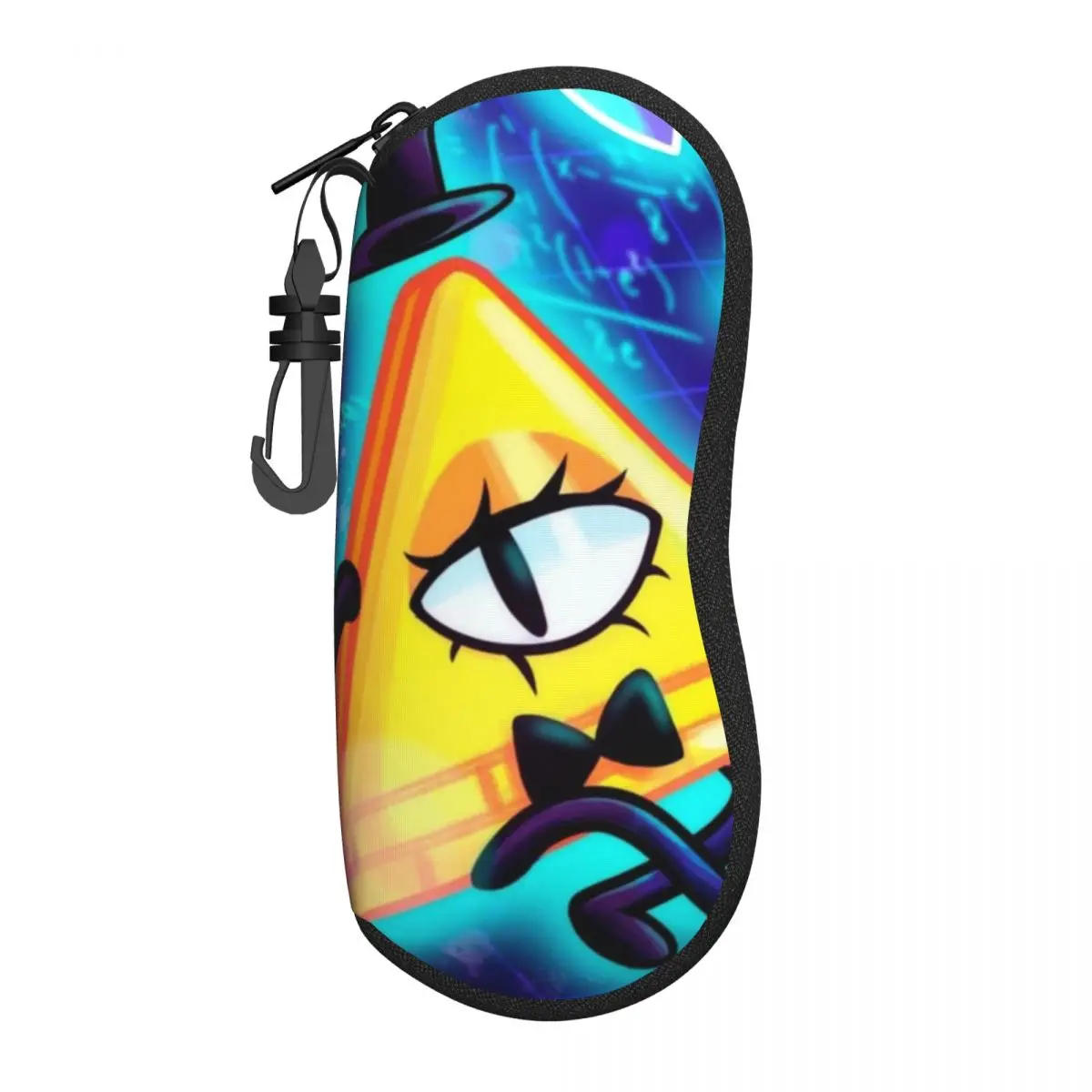 

Gravity Falls Portable Soft Shell Glasses Case - Lightweight, Travel-Friendly Eyewear Pouch with Easy-Access Design