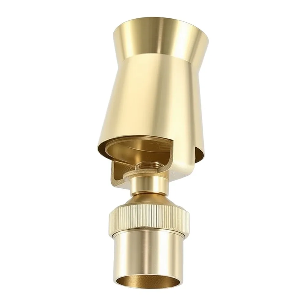 Fountain Nozzle Made of Solid Brass with Precision Guide Cylinder G 1 Inch Thread for Stable High-Performance For Water Jets